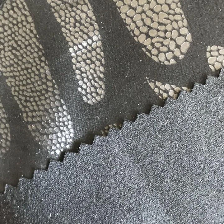 Fashion Bronze Suede Fabric For Apparel