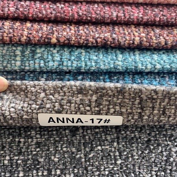 Velour Fabric With Linen Style
